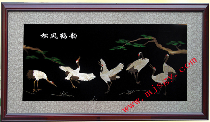 D029 松風(fēng)鶴韻70*130CM(圖1)