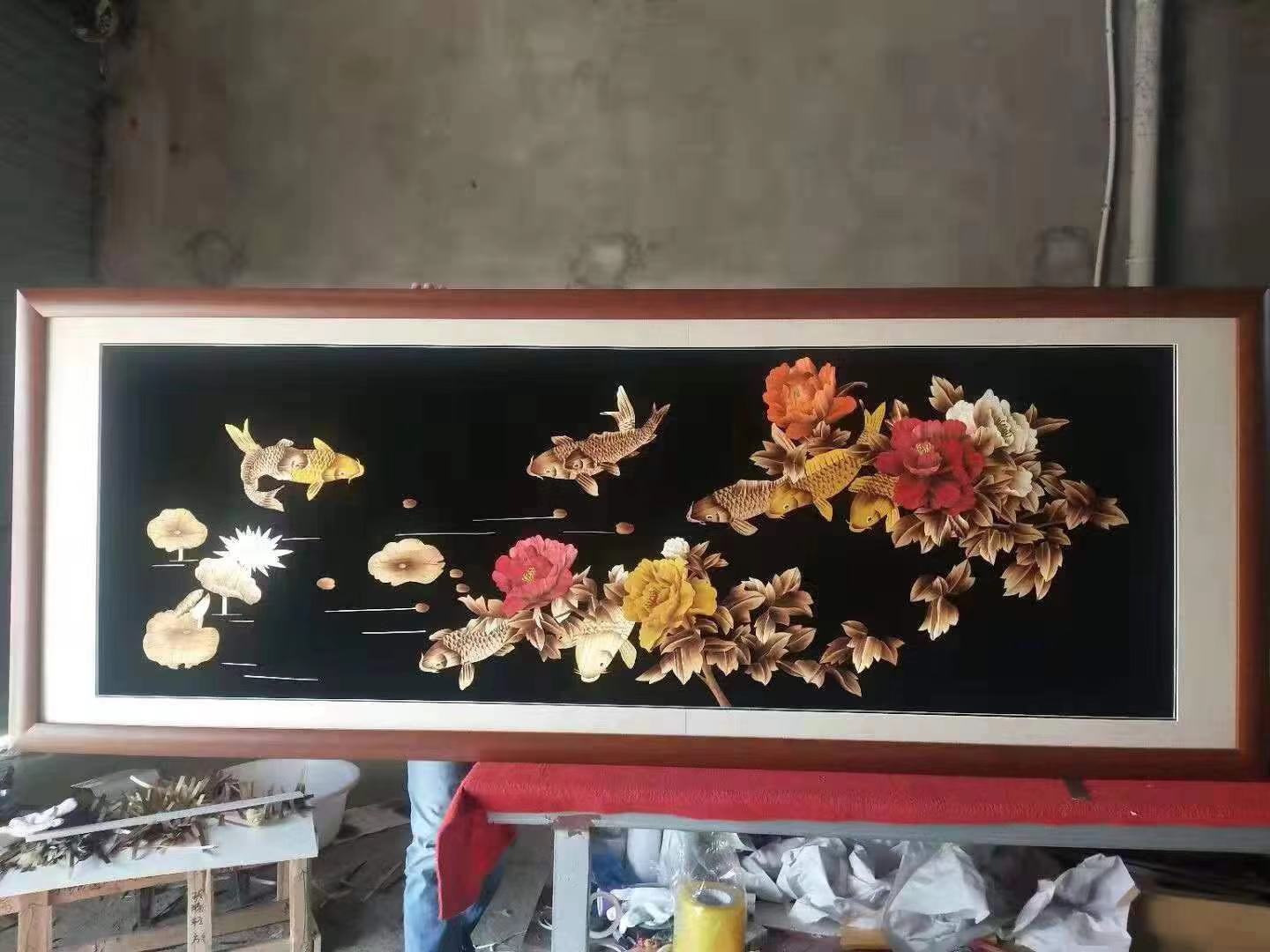 沙發(fā)背景墻魚2(圖1)